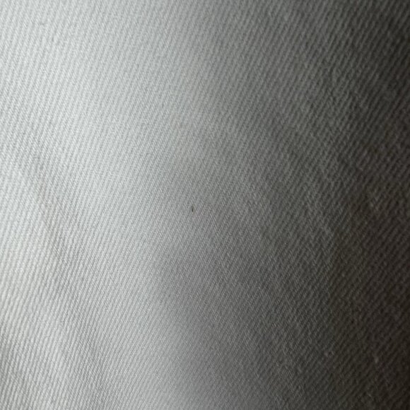 Solid & Striped X Re/Done Beach Jeans White Wide Leg Raw Hem High Rise‎ Size 27 - Picture 5 of 16